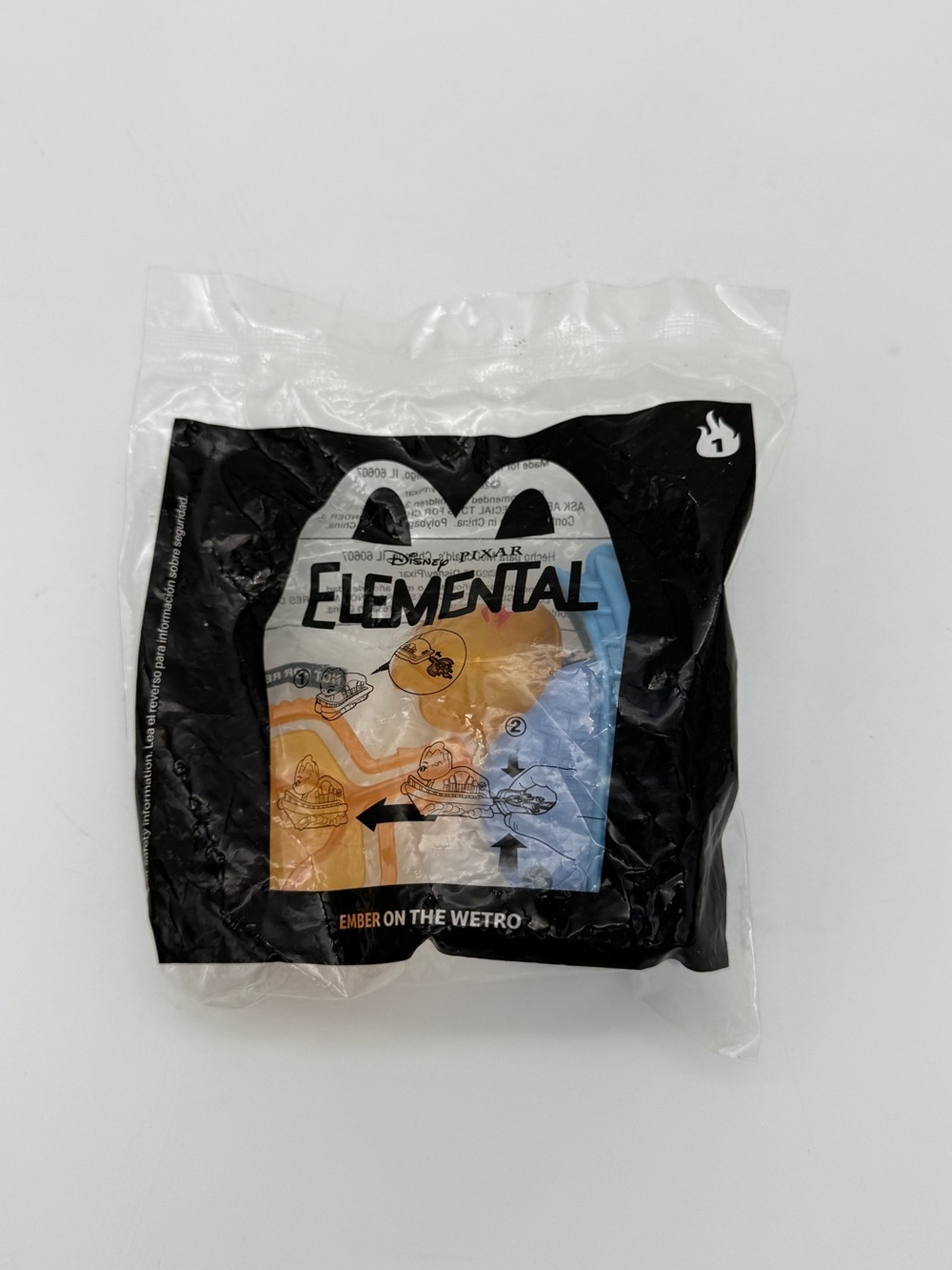 McDonalds Happy Meal ELEMENTAL Ember On The Metro #2 Toy Figure 2023 Collection